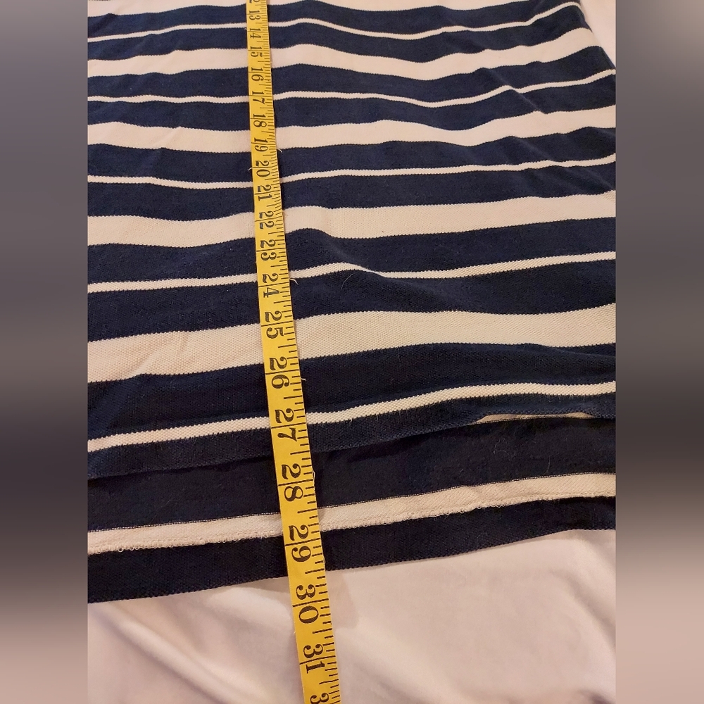 Ralph Lauren Black and Cream Striped Polo - Picture 5 of 5